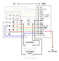 Modified J4 Connector for TK-931 Exciter